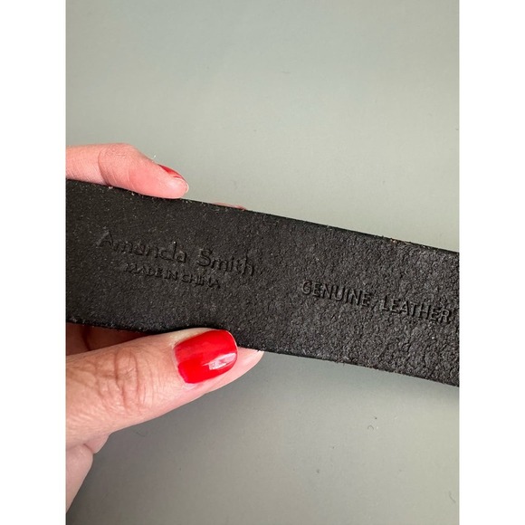 Amanda Smith Boho Leather Belt Broze and Brown Size Large - Picture 6 of 7